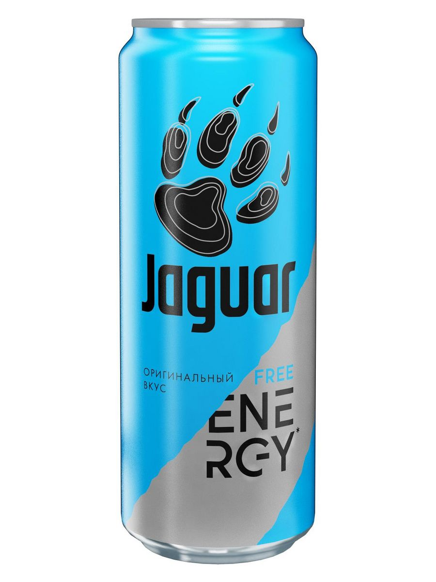 

Напиток энергетический Jaguar Free тонизирующий, в железной банке, 450 мл