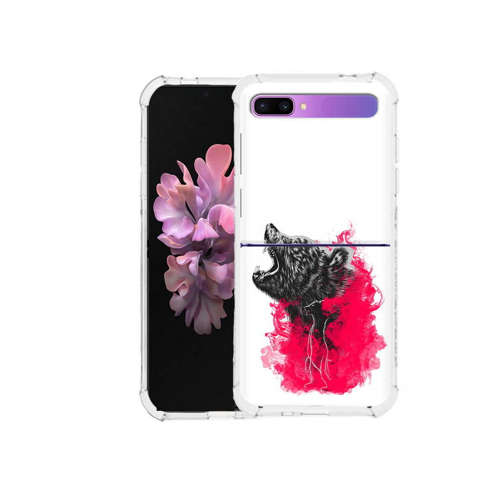 

Чехол MyPads Tocco для Samsung Galaxy Z Flip медведь в дымке (PT226935.587.463), Прозрачный, Tocco