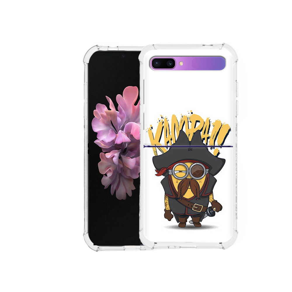 

Чехол MyPads Tocco для Samsung Galaxy Z Flip миньон пират (PT226935.587.476), Прозрачный, Tocco