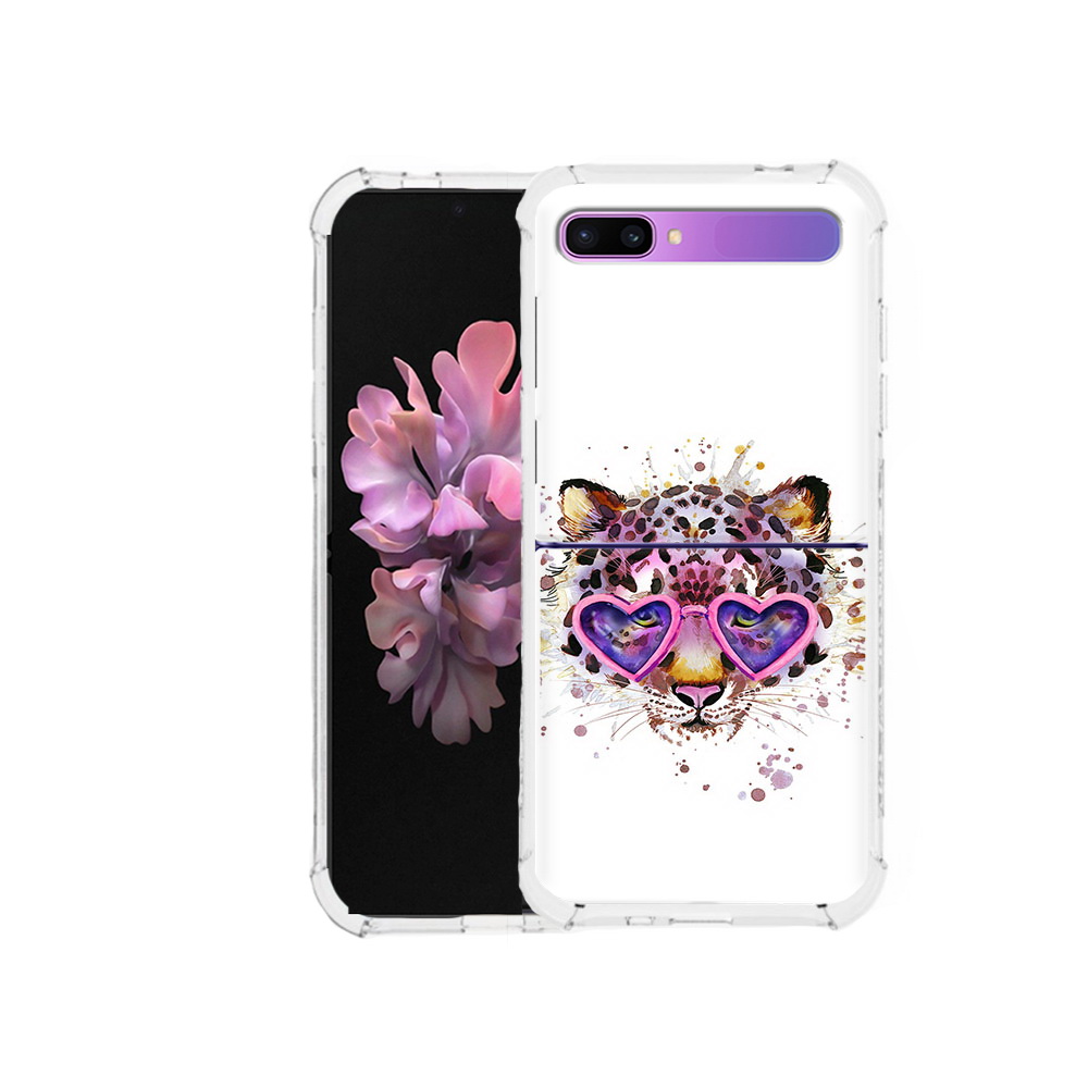 

Чехол MyPads Tocco для Samsung Galaxy Z Flip модный леопард (PT226935.587.480), Прозрачный, Tocco