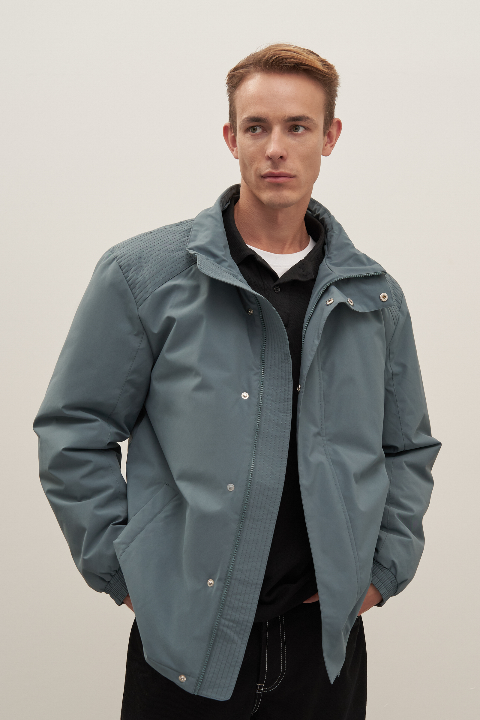 

Куртка мужская Finn Flare FAD21096 серая 2XL, Серый, FAD21096