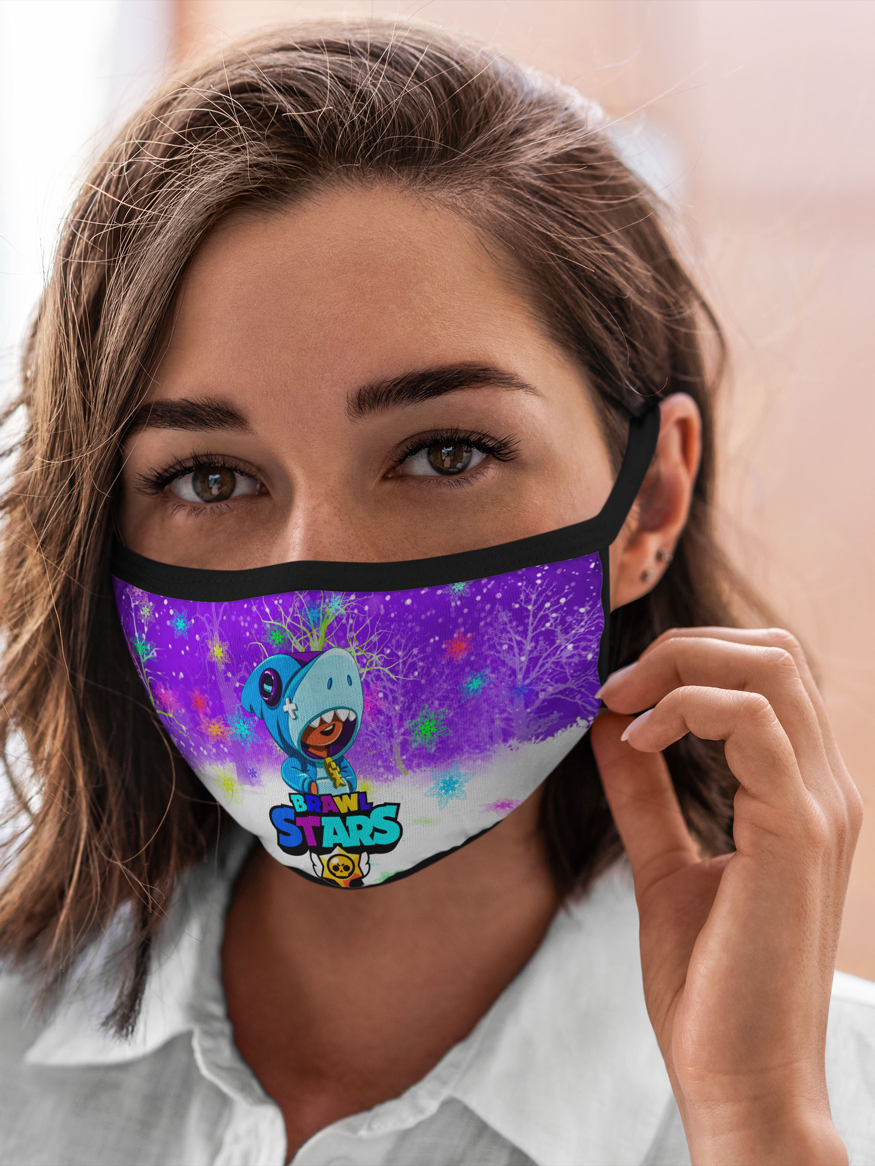 

Многоразовая маска унисекс Burnettie Brawl Stars X New Year, Разноцветный, Brawl Stars X New Year