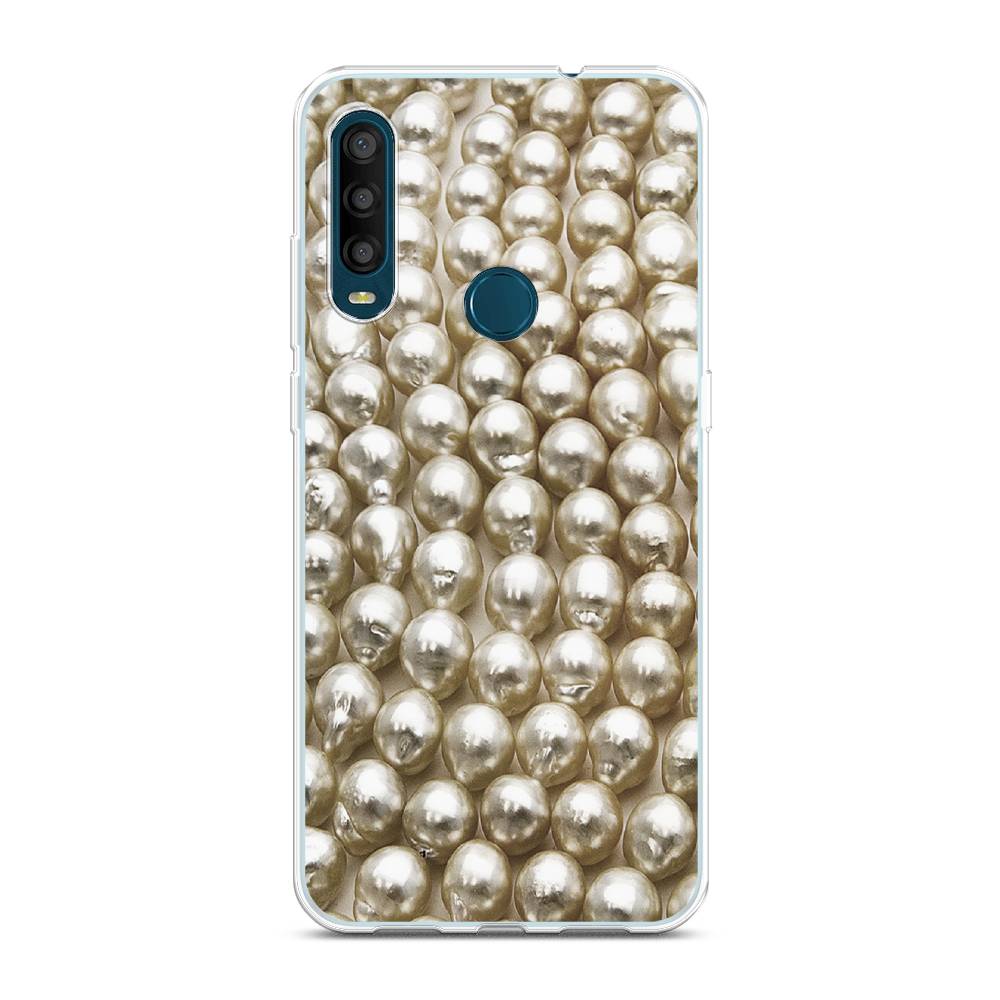 

Чехол на Alcatel 1SE 2020 "Жемчуг", Бежевый, 171250-3