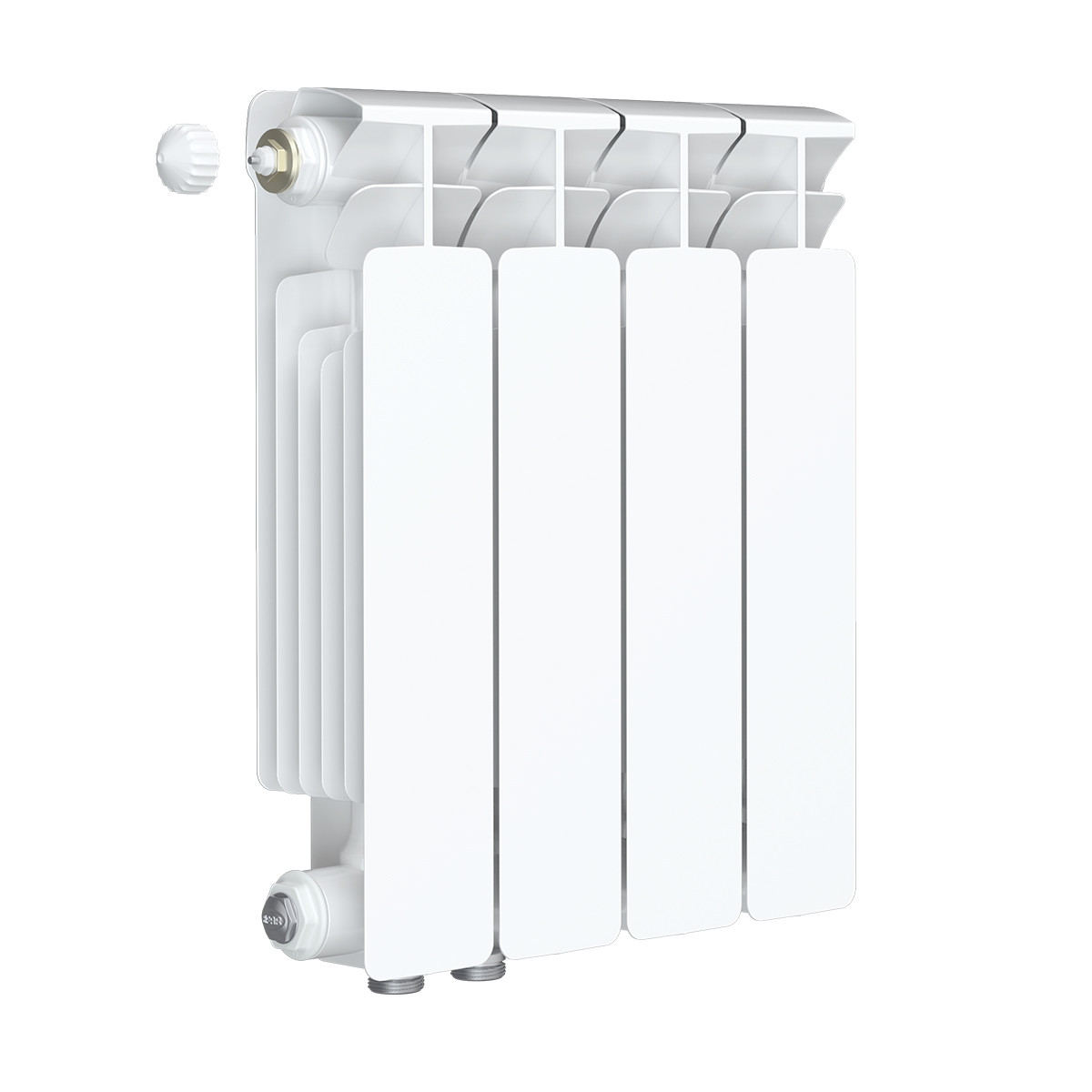 

Радиатор биметаллический секционный Rifar Base Ventil 350х4 секций(подкл. нижнее слева)