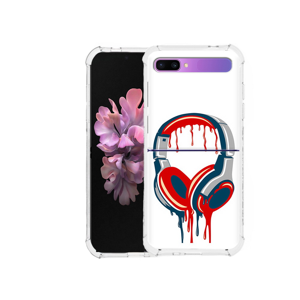 

Чехол MyPads Tocco для Samsung Galaxy Z Flip не делай громко (PT226935.587.517), Прозрачный, Tocco