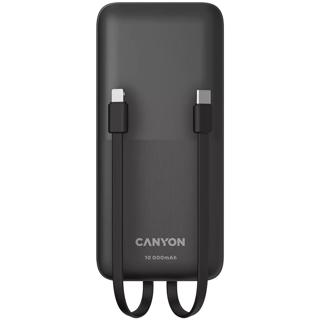 

Внешний аккумулятор Canyon 10000 мАч (CNE-CPB1010B) черный, CNE-CPB1010B