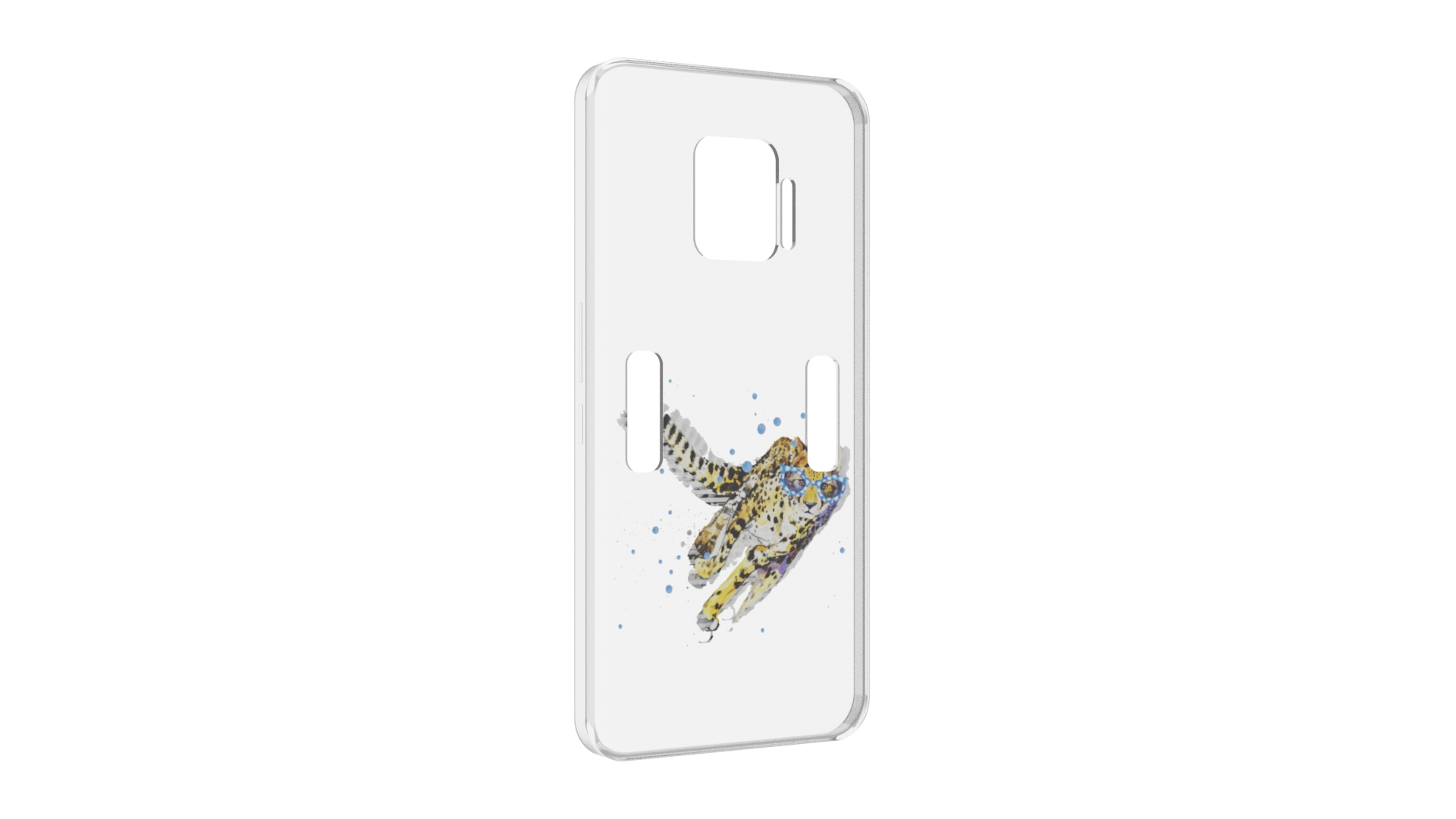 

Чехол MyPads гепард в очках для ZTE Nubia Red Magic 7 Pro, Прозрачный, Tocco