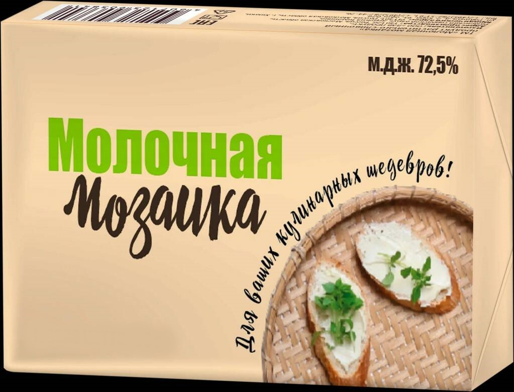 

Спред растительно-сливочный Молочная мозаика 72,5% 170 г