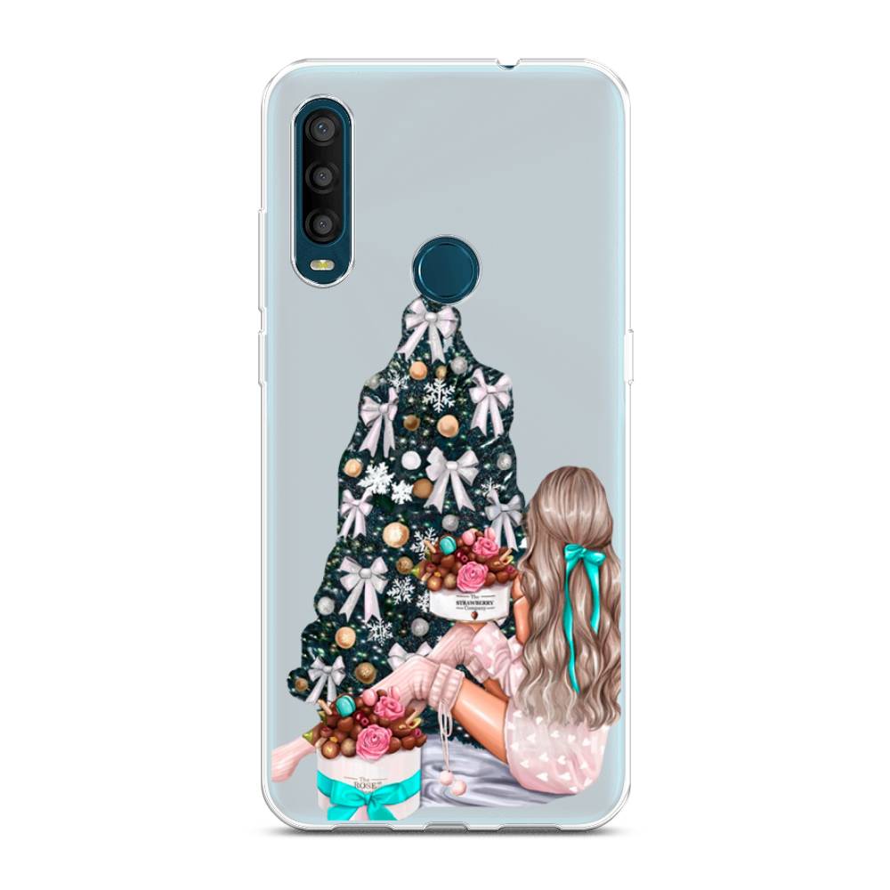 

Чехол на Alcatel 1SE 2020 "New Year", Зеленый;бежевый;голубой, 171250-5