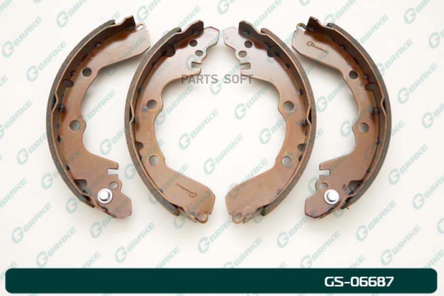 

Тормозные колодки GBRAKE барабанные GS06687