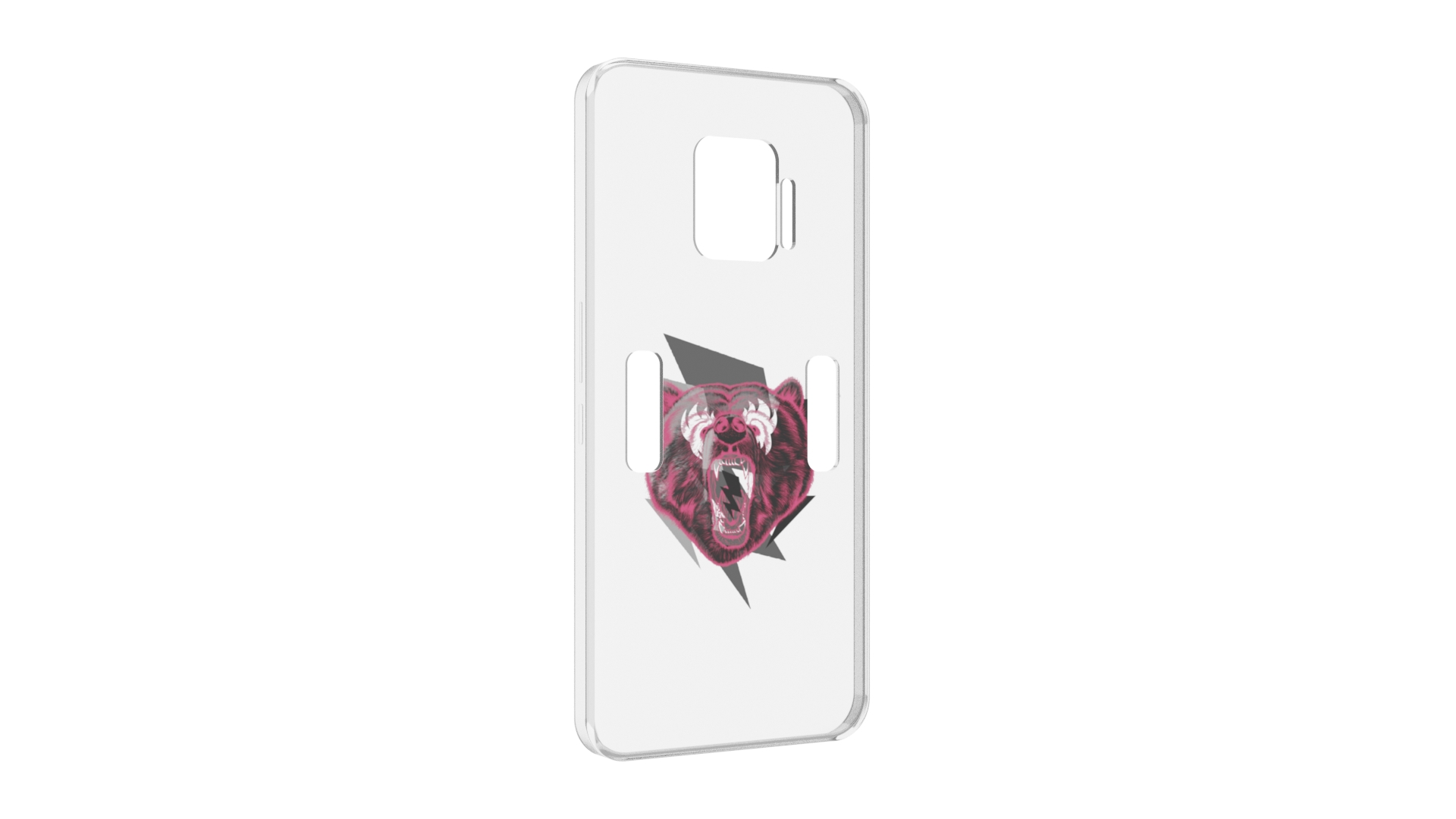 Чехол MyPads грозовой медведь для ZTE Nubia Red Magic 7 Pro