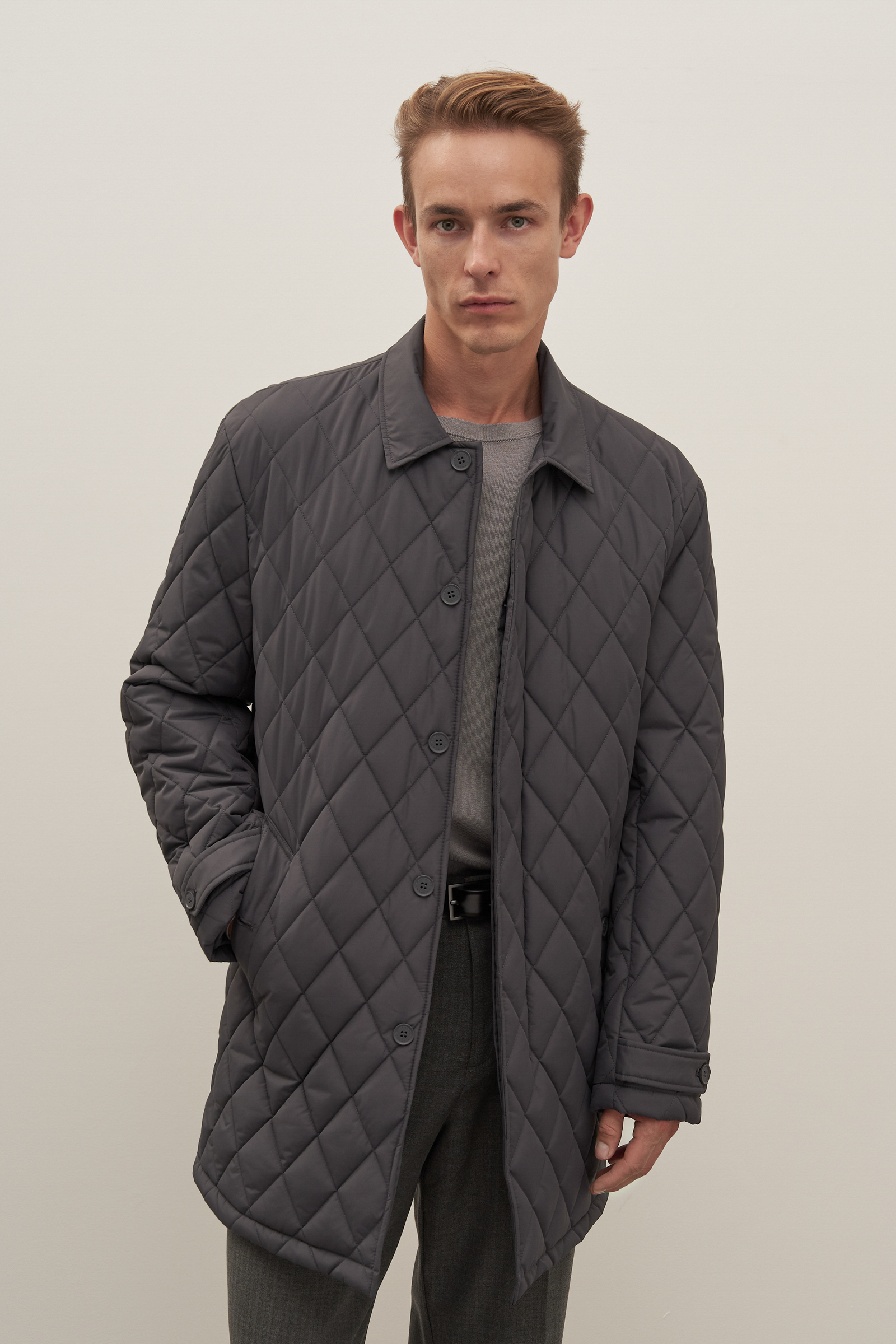 Куртка мужская Finn Flare FAD210109 серая XL