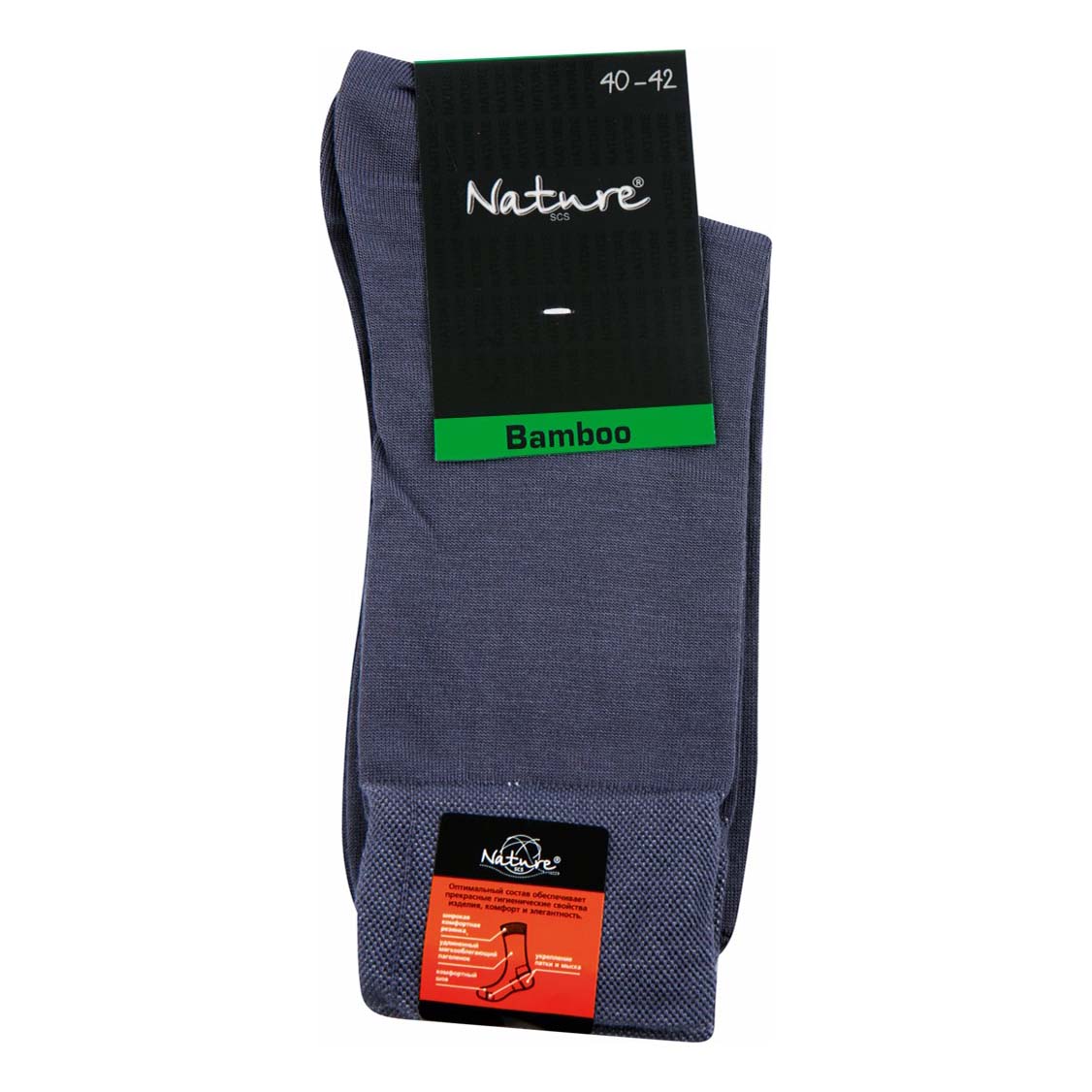 

Носки мужские Nature серые 25-27