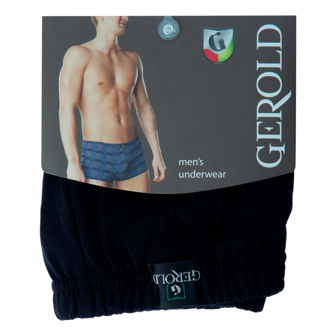 

Трусы мужские Gerold черные XL, Черный