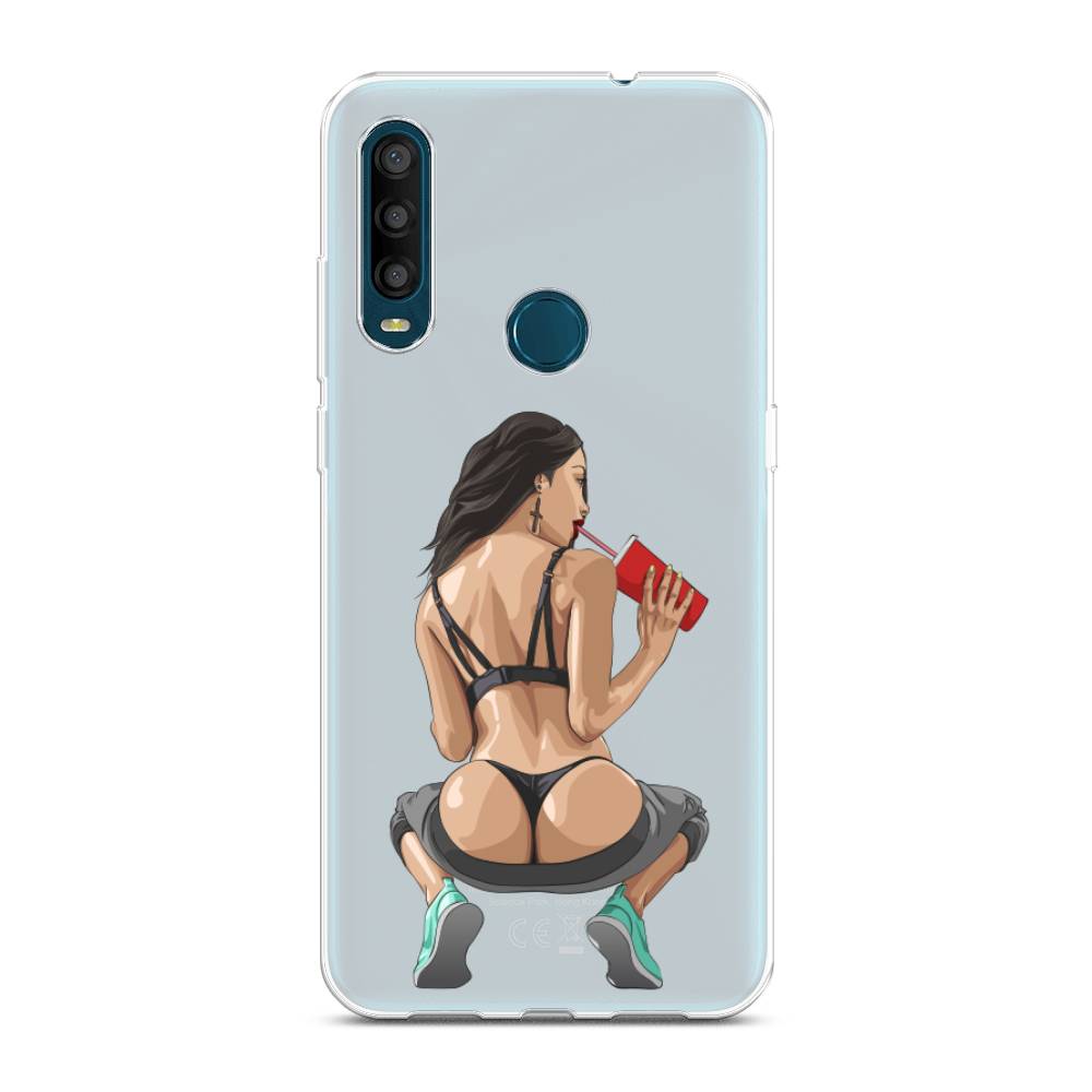 

Чехол на Alcatel 1SE 2020 "Сочные булочки", Бежевый;красный;черный, 171250-6