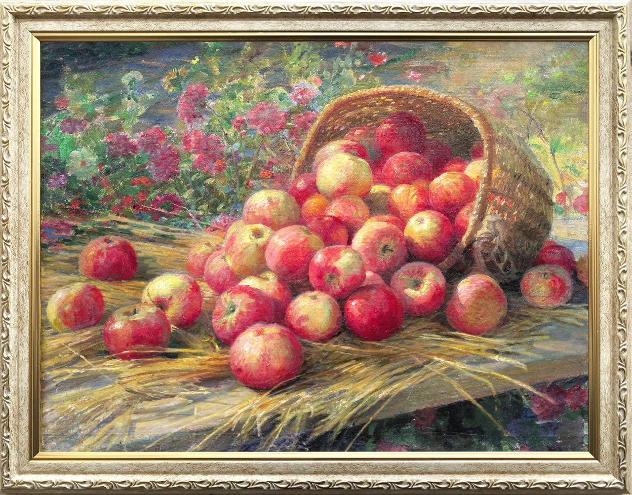 

Репродукция картины Ф,В, Сычкова Алма-атинские яблоки 47х35