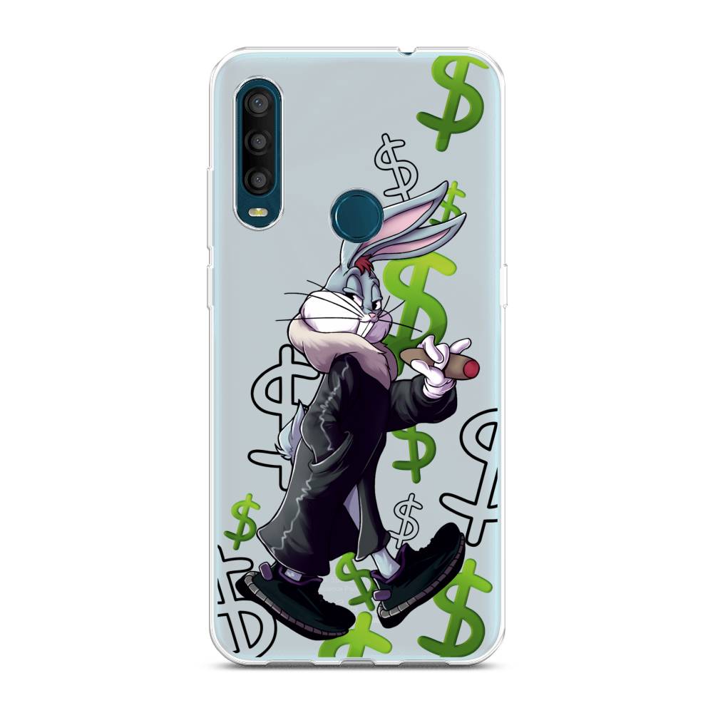 

Чехол на Alcatel 1SE 2020 "Rich Bugs Bunny", Зеленый;черный;голубой, 171250-6