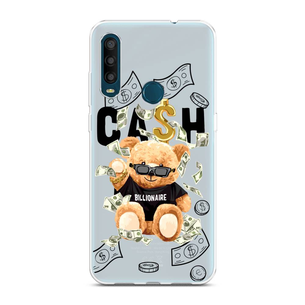 

Чехол на Alcatel 1SE 2020 "Big cash", Черный;серый;бежевый, 171250-6