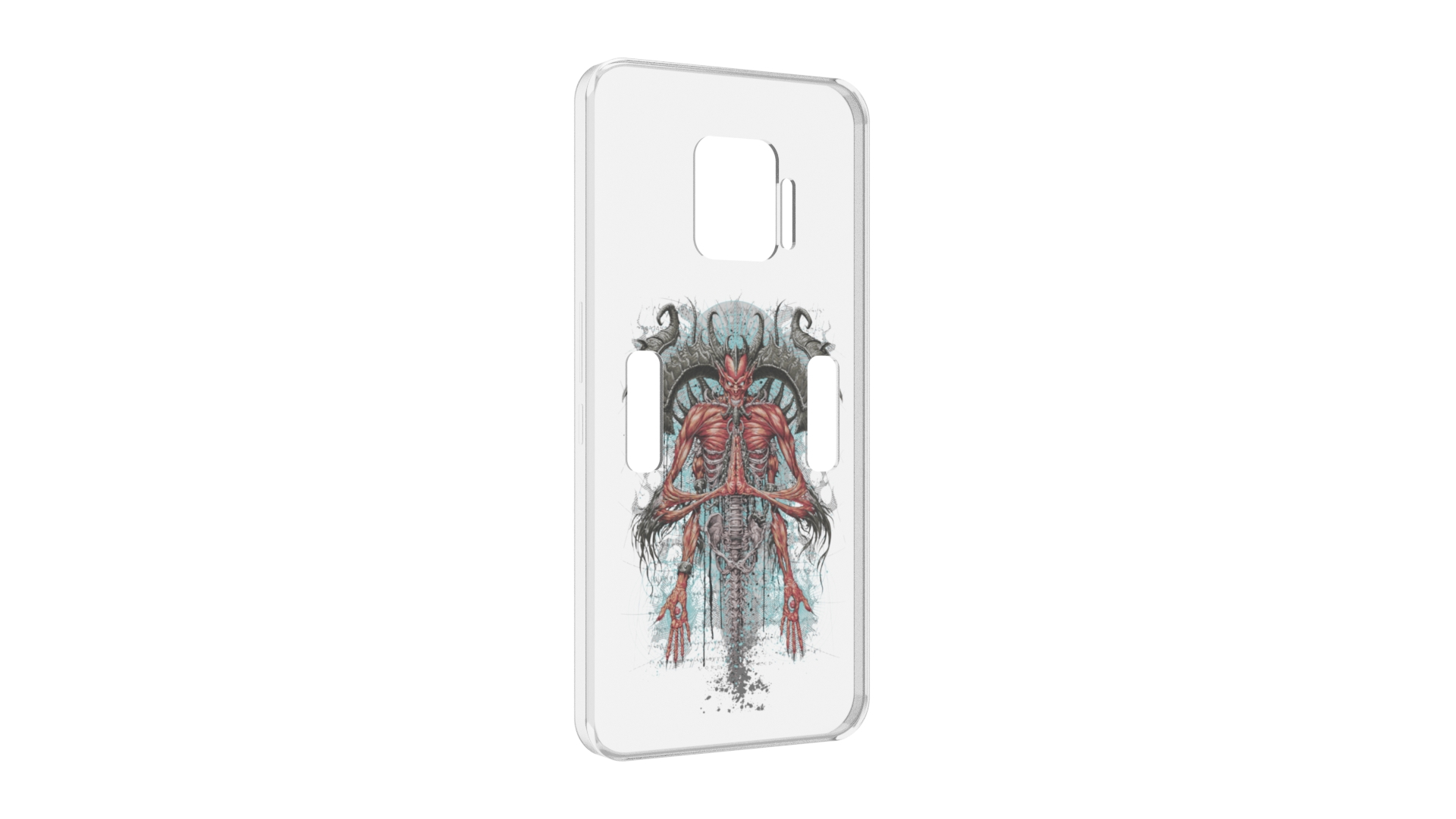 Чехол MyPads дьявол для ZTE Nubia Red Magic 7 Pro