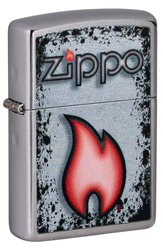 

Зажигалка ZIPPO Flame Design 49576, Серый, Flame Design