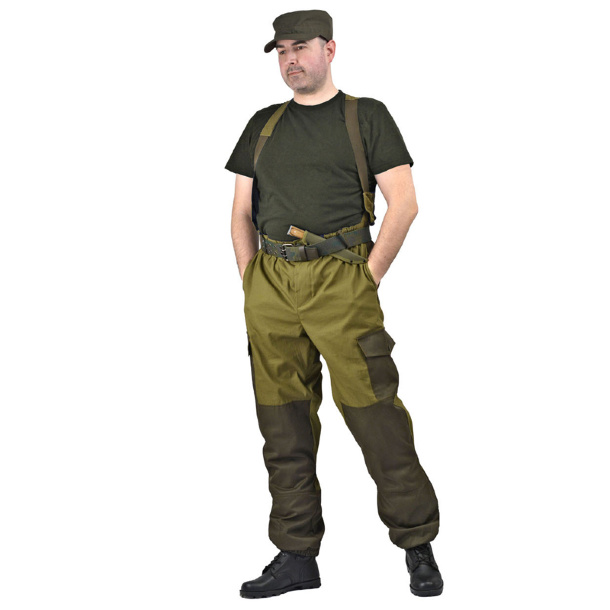 фото Брюки мужские nobrand khaki хаки 44 ru