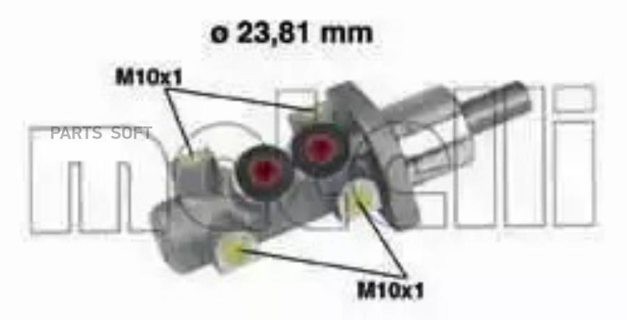 

Тормозной цилиндр Metelli 050247