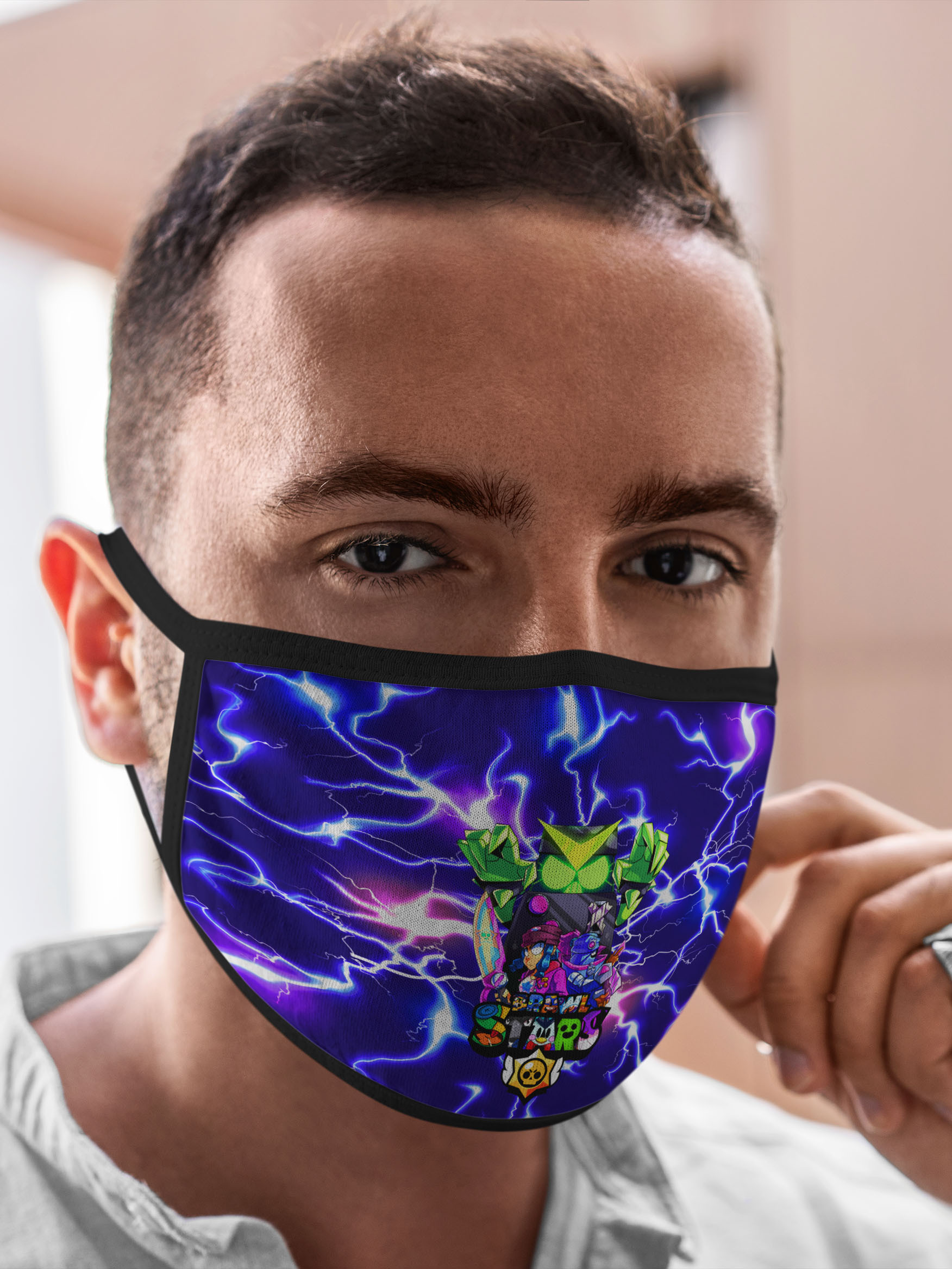 

Многоразовая маска унисекс Burnettie Brawl Stars, Разноцветный, Brawl Stars