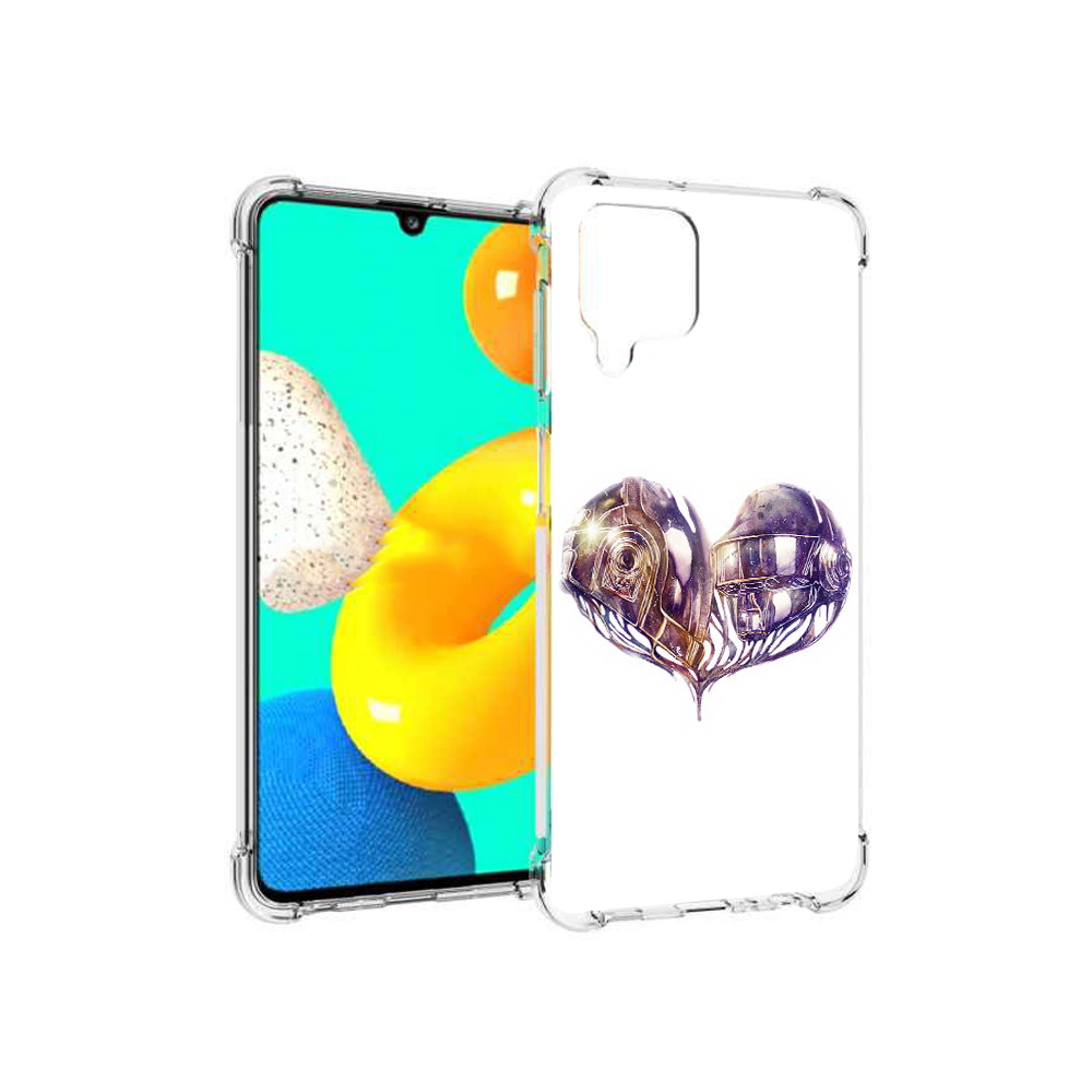 

Чехол MyPads Tocco для Samsung Galaxy M32 сердце абстракция (PT161818.523.596), Прозрачный, Tocco