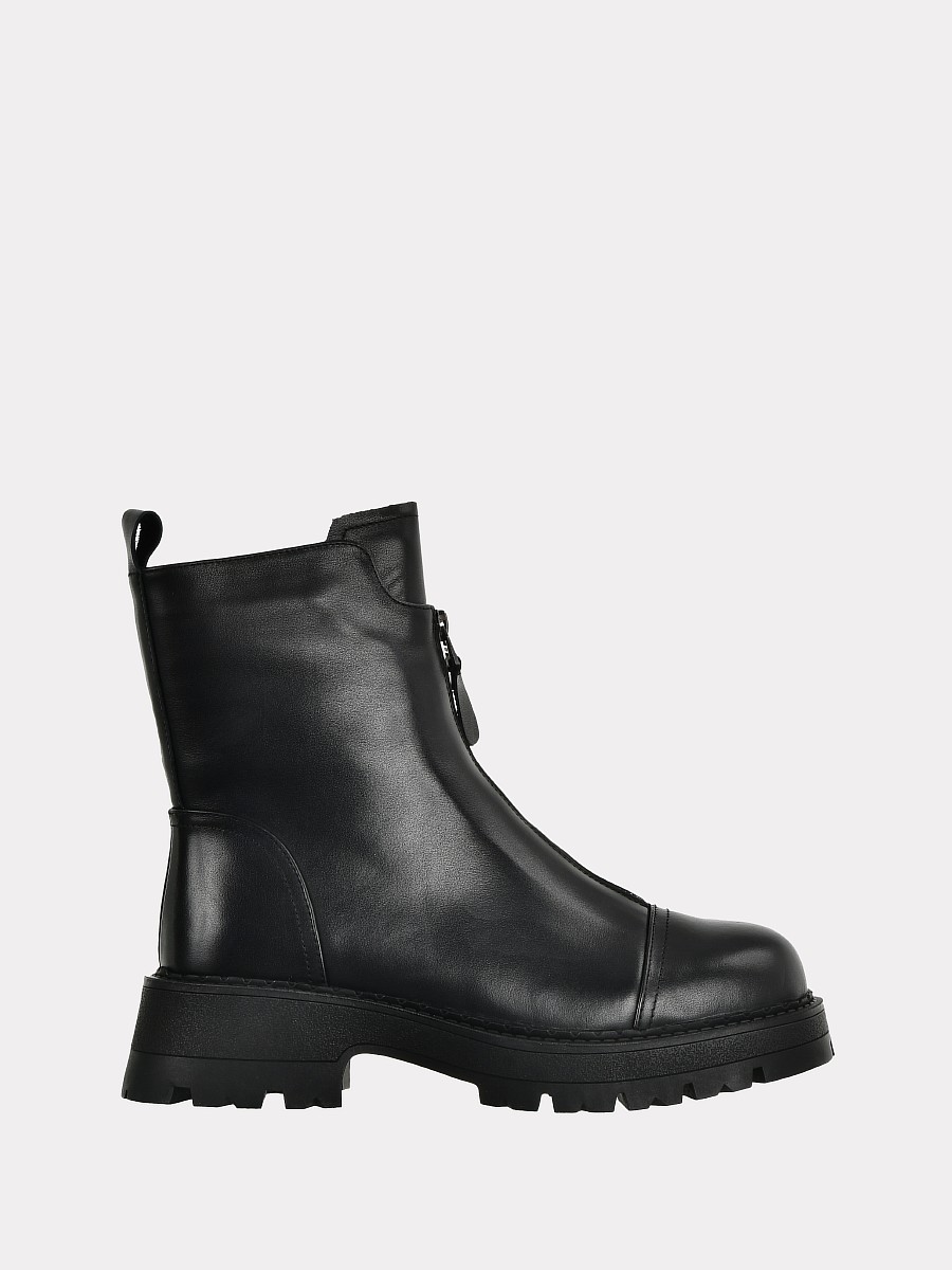 

Ботинки женские Versiya shop RAK2838-D65YM черные 36 RU, RAK2838-D65YM