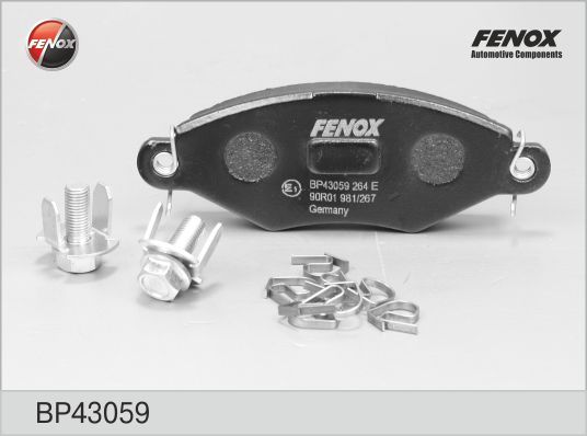 

Комплект тормозных колодок FENOX BP43059