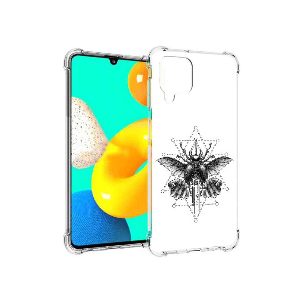 

Чехол MyPads Tocco для Samsung Galaxy M32 скарабей (PT161818.523.601), Прозрачный, Tocco