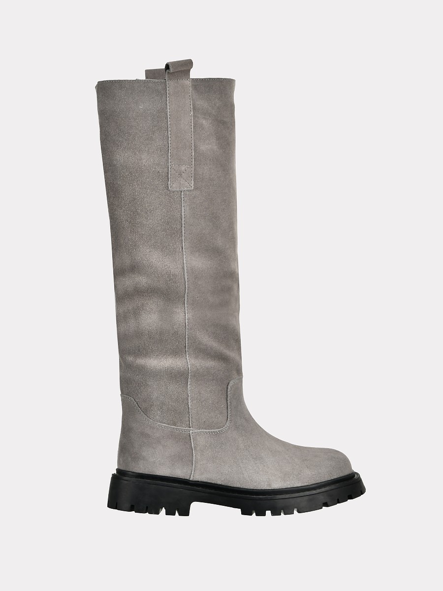 

Сапоги женские Versiya shop CY07 серые 37 RU, CY07