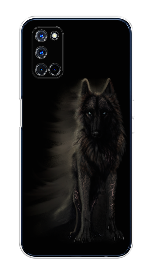 

Чехол на Oppo A52/A72 "Туманный волк", Черный, 253250-1