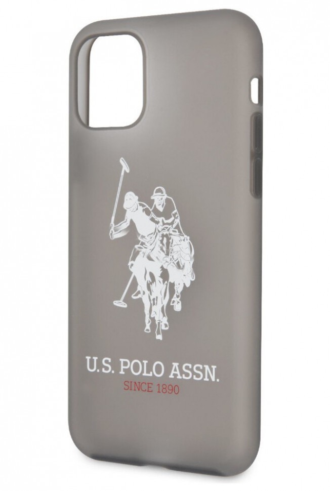 фото Чехол cg mobile u.s. polo assn. transparent silicone big horse iphone 11 pro черный