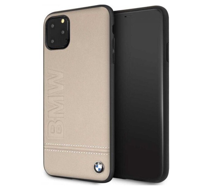 

Чехол CG Mobile BMW Signature Logo Leather iPhone 11 Pro Max Бежевый