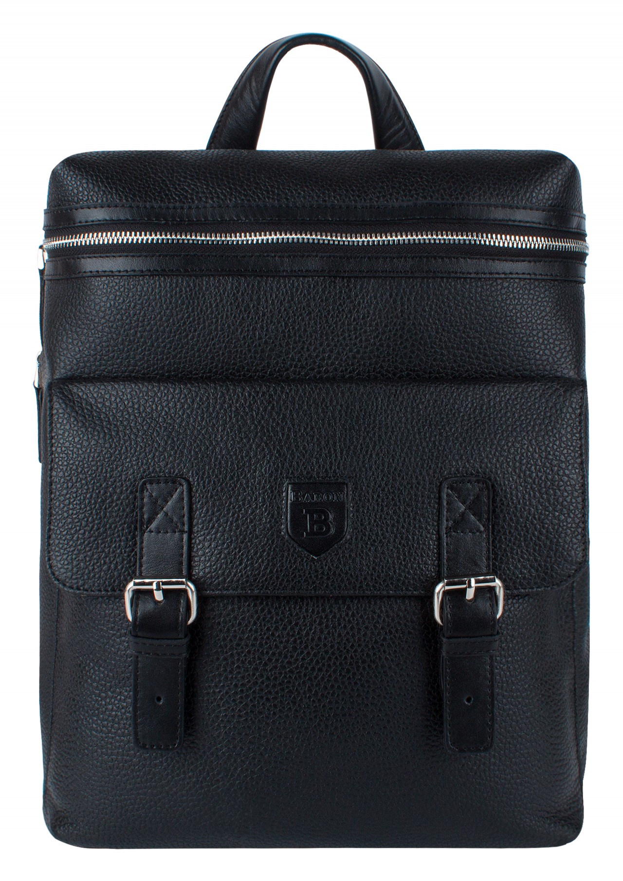 Рюкзак мужской 2-969кВ черный, 36х30х12 см Baron. Цвет: черный