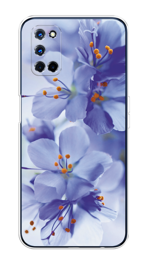 

Чехол на Oppo A52/A72 "Фиолетовые цветки", Фиолетовый;синий, 253250-1