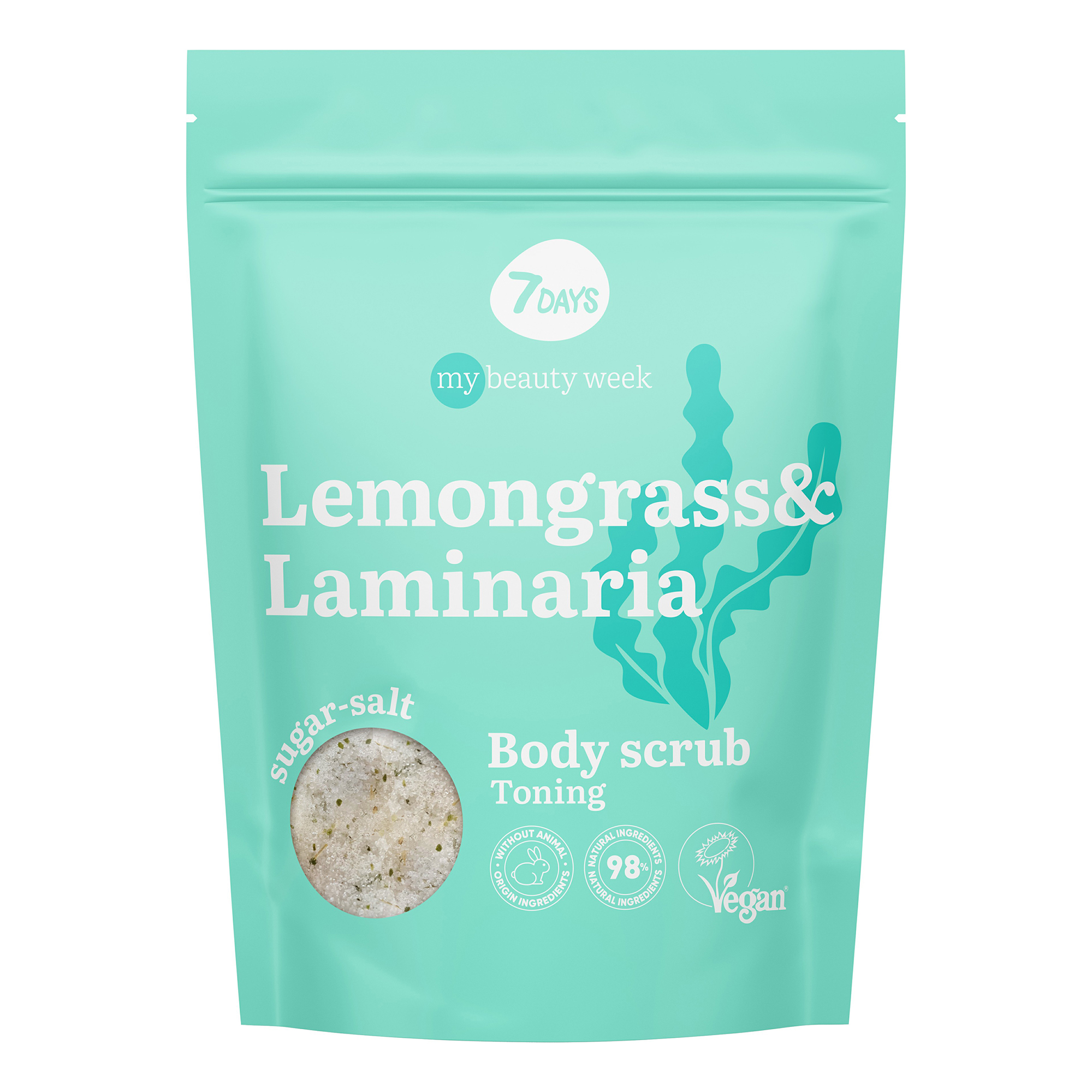 Скраб для тела 7 Days My Beauty Week Lemongrass&Laminaria сахарно-солевой 250 г