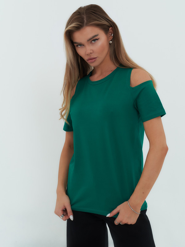 

Футболка женская Little Secret uz300140 зеленая S, Зеленый, uz300140