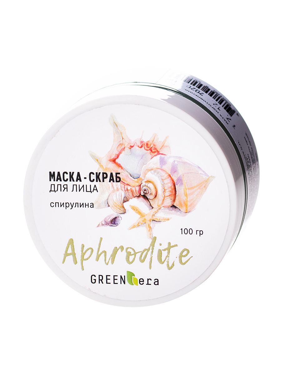 Маска-скраб Green Era для лица Aphrodite спирулина, 100 г