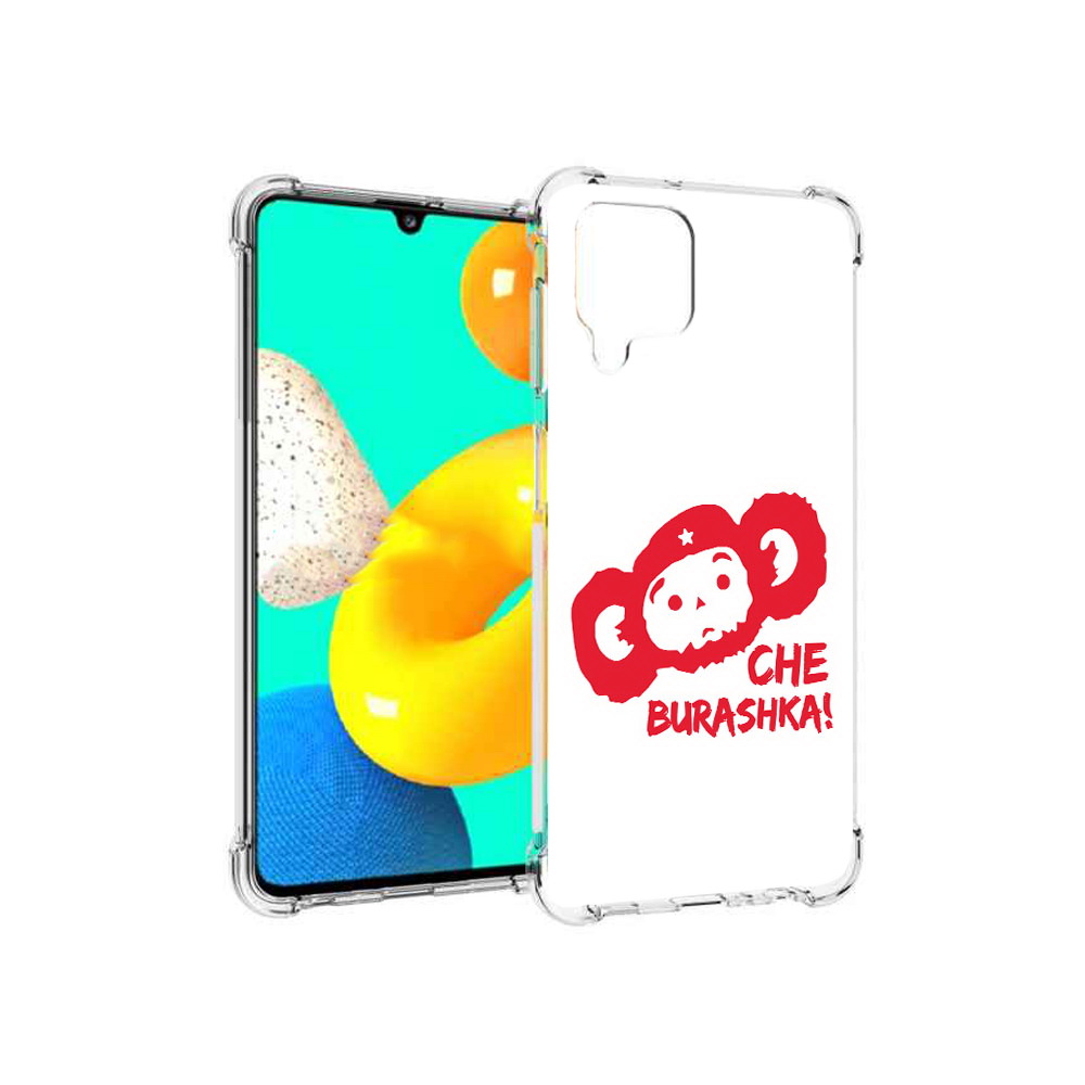 

Чехол MyPads Tocco для Samsung Galaxy M32 чебурашка (PT161818.523.672), Прозрачный, Tocco