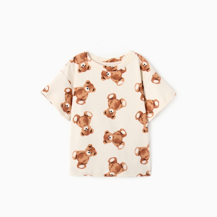 Футболка детская KAFTAN Bears, бежевый, 86