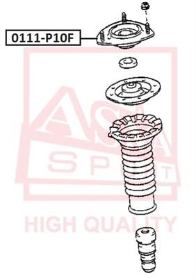 

Опора амортизатора ASVA 0111P10F