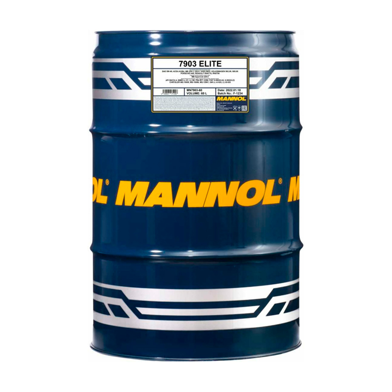 фото Mannol elite 5w40 60 л. синтетическое моторное масло 5w-40 1008