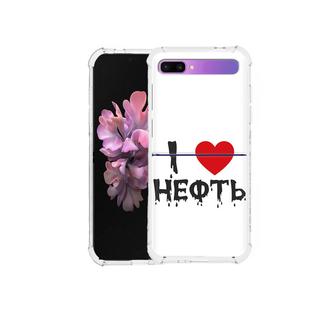 

Чехол MyPads Tocco для Samsung Galaxy Z Flip нефть (PT226935.587.522), Прозрачный, Tocco