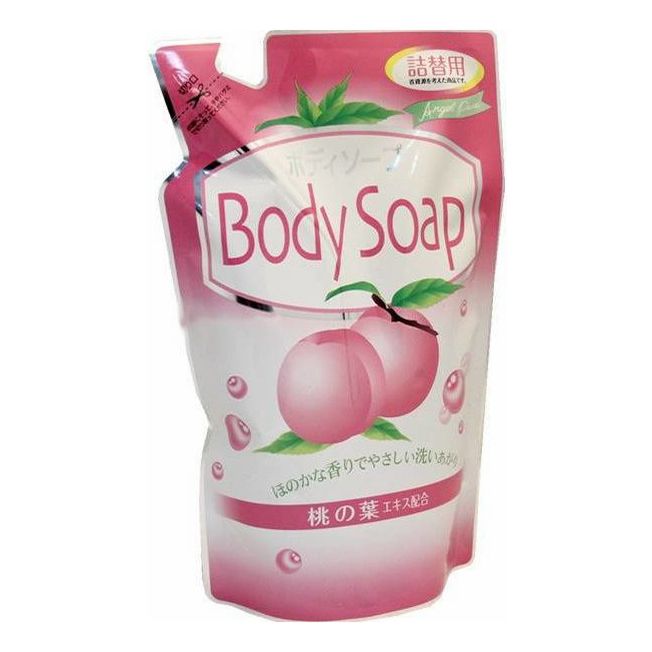 Мыло жидкое для тела Rocket Soap Angel Pure с экстрактом персика сменный блок 550 мл