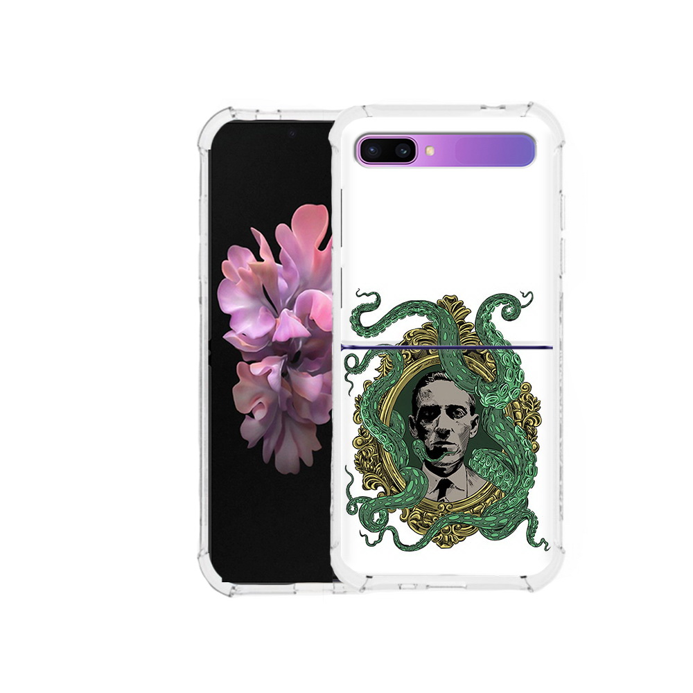 

Чехол MyPads Tocco для Samsung Galaxy Z Flip портрет с кракеном (PT226935.587.552), Прозрачный, Tocco