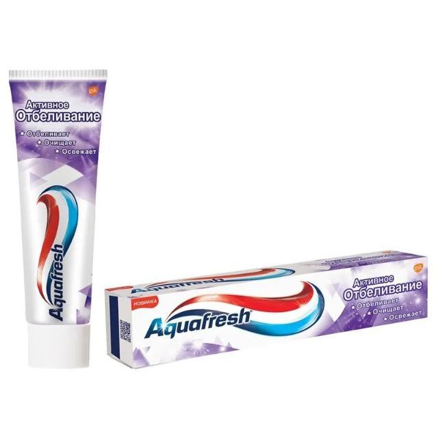 Зубная паста Aquafresh Активное Отбеливание 125 мл з паста лакалют уайт репеир отбеливание и восстановление 75мл