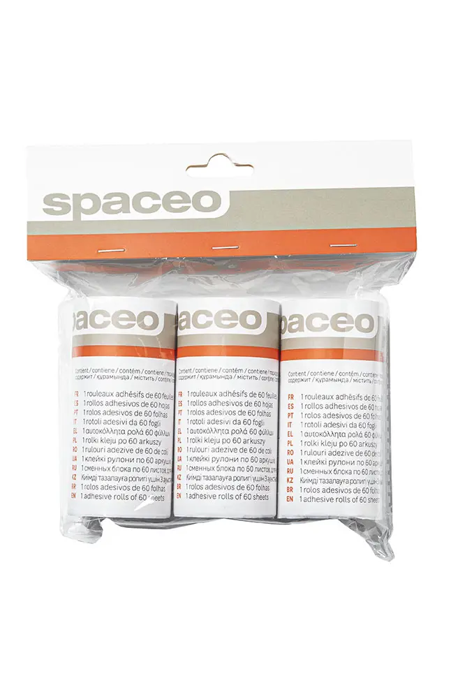 Набор роликов для чистки одежды Spaceo 3 шт по 60 листов
