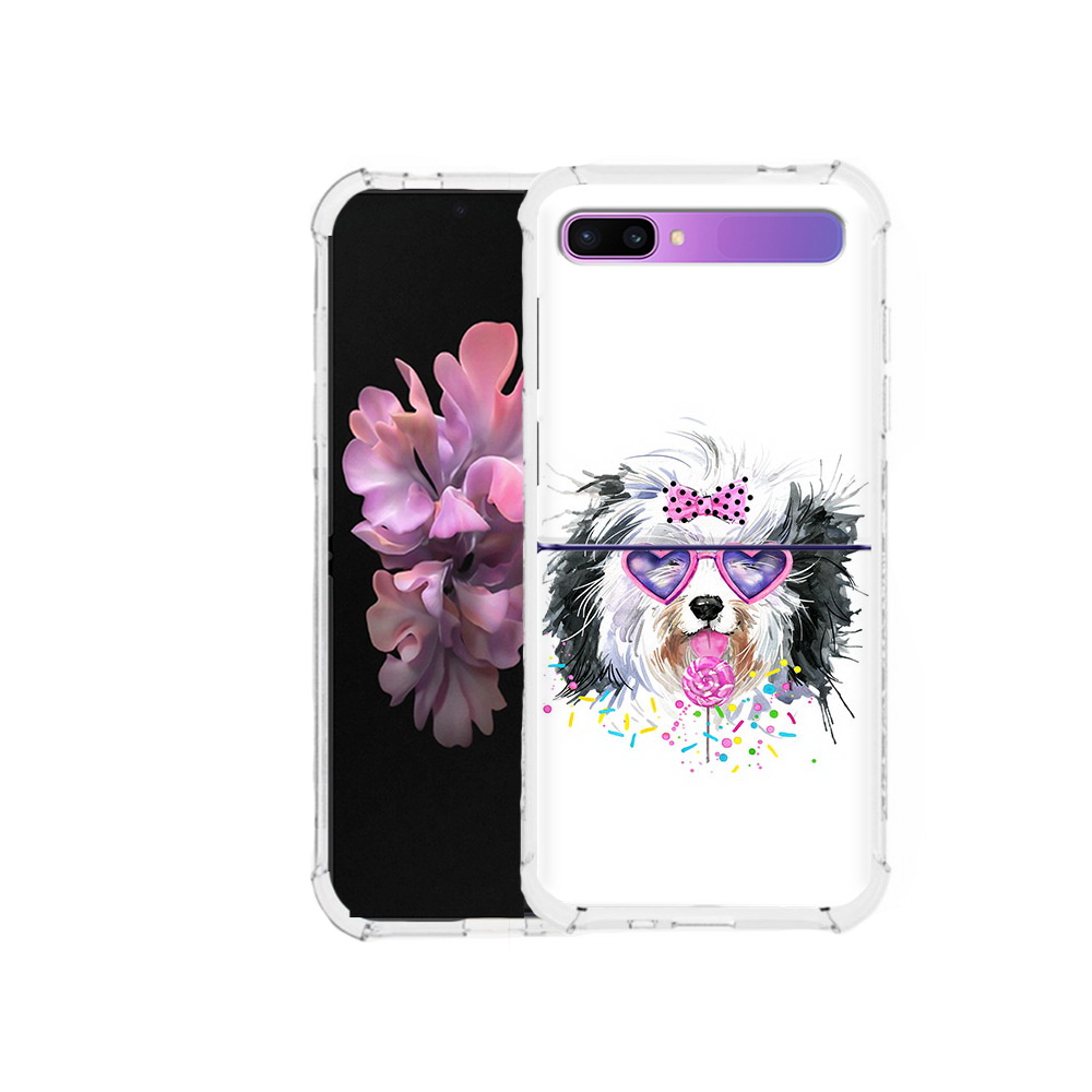 

Чехол MyPads Tocco для Samsung Galaxy Z Flip пушистик (PT226935.587.559), Прозрачный, Tocco